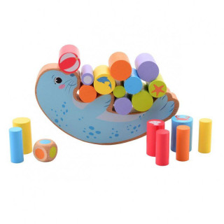 Dřevěná balanční hra Tuleň 36 m+