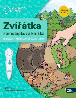 ALBI Kouzelné čtení Samolepková knížka Zvířátka