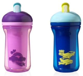 Termo kelímek Explora se zaklapávacím brčkem 12+,300ml Tommee Tippee