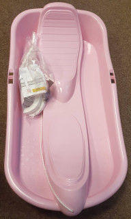 Boby s brzdami růžové