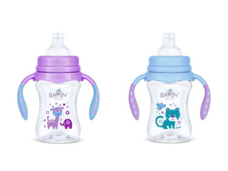 Trénovací láhev netekoucí PP 240 ml 12 m+ Bayby