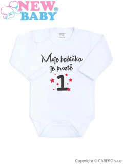 Body s potiskem New Baby Moje babička je prostě jednička 