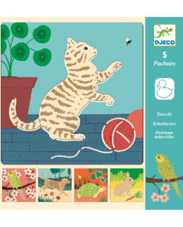 Djeco Šablony roztomilá zvířátka