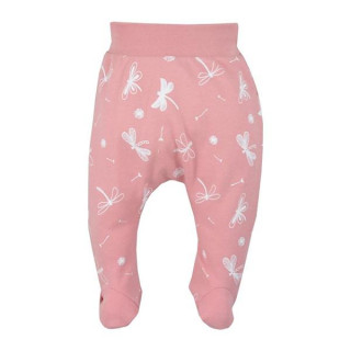 Kojenecké bavlněné polodupačky Koala Vážka růžové 