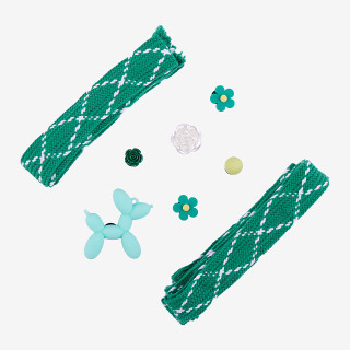 Amulety - ozdoby na boty Amuletz Tkaničky set mix Coqui