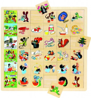 Co kam patří Krtek Bino