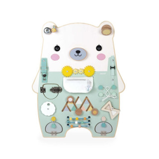 Pure Dřevěná motorická deska s aktivitami Medvěd Janod