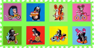 Pěnové puzzle, Krtek I zelené 30x30 8 dílků