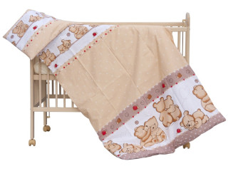 Dětské povlečení 2dílné - Scarlett Matěj - béžová 100 x 135 cm