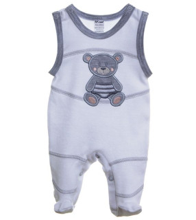 Dupačky bavlněné MKcool Šedý Medvídek