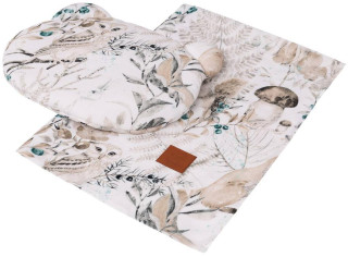 Bambusová letní sada polštářku s přikrývkou Les Infantilo