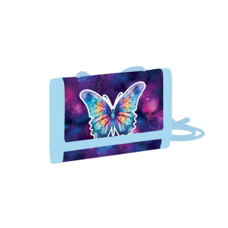 Dětská textilní peněženka Motýl