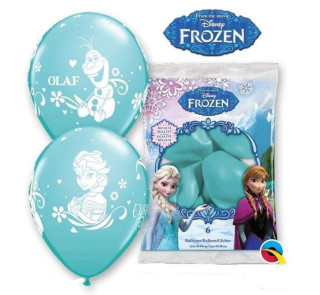 Balónky Frozen Ledové království 30 cm Anna Elsa a Olaf