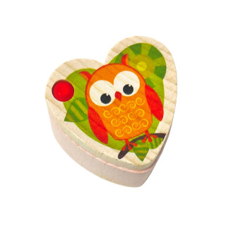 Krabička na zoubky Sovičky světle růžová Hess 