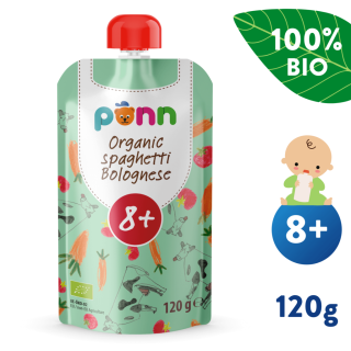 Kapsička Salvest Ponn BIO Boloňské špagety (120 g) 8m+