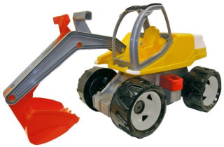 Bagr plast 65cm s plastovými koly