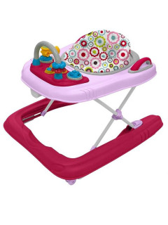 Dětské chodítko Baby Mix 2v1 pink