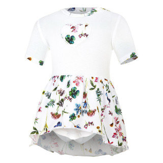 Body šaty tenké KR Outlast® Bílá/bílá louka