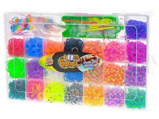 Sada pro pletení náramků z gumiček 5600 ks