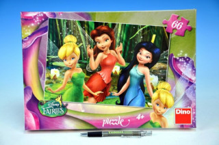 Puzzle Zvonilka Fairies 32,3x22cm 66 dílků v krabici 33x23x3,5cm