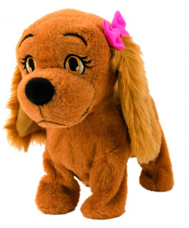 Lucy plyšová interaktivní 29 cm na baterie reagující na povely v krabičce