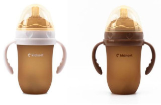 Kojenecká lahev pro kojené děti Eple 250 ml 6 m+ Kidnort