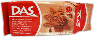 Modelovací hmota DAS 500g HNĚDÁ