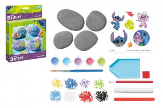 Malování na oblázky/kameny Stitch kreativní sada  v krabičce 17,5x24,5x3,5cm