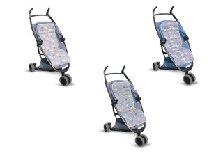 Oboustranná podložka do kočárku 33 x 85 cm Ceba Candy Andy