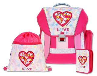 Školní batohový set Love 3-dílný, Emipo