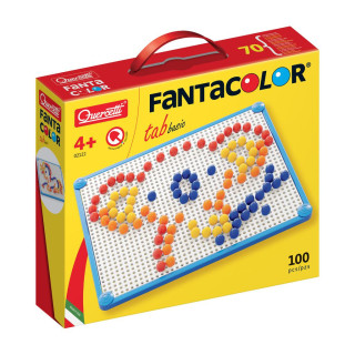 Mozaika Fantacolor Tab Basic mix 10 mm – 100 ks Quercetti