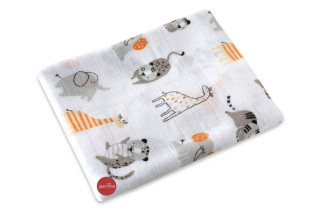 Bambusová plena 120x120 cm Animals