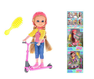 Panenka kloubová 15 cm sportovní s doplňky