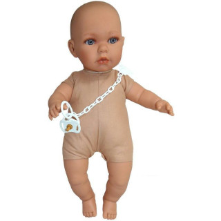 Realistická panenka miminko se zvuky a měkkým látkovým tělem Llorens 