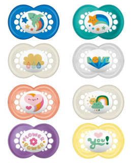 Šidítko Space Love silikon 6m+ MAM