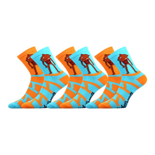 Ponožky dětské Lichožrouti s obrázkem Rezka 3 páry