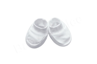 Kojenecké bavlněné capáčky bílé Baby Service Vel. 1