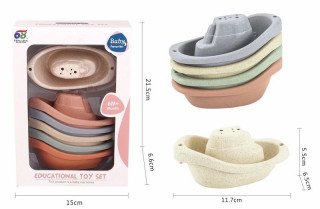 Loď do vany set 6 ks