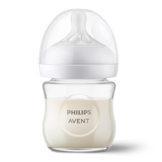 Láhev Natural Philips Avent Response skleněná 120 ml, 0 m+