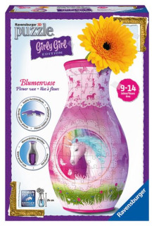 Puzzle váza Jednorožec 3D 216 dílků