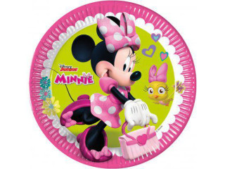 Talíře papírové EKO - Minnie Mouse 23 cm / 8 ks