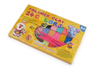 Modelovací polymerová hmota sada 24 kusů