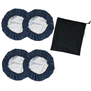 Babyrenka ochranné návleky na kola 12 palců Standart 4 ks se sáčkem navy