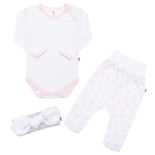 3-dílná bavlněná kojenecká souprava New Baby Lili Vel. 62 - 2.JAKOST