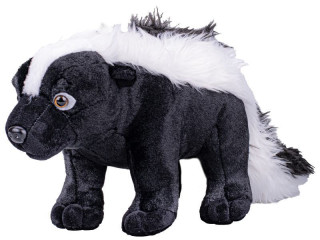 Skunk pruhovaný plyšový 50cm stojící 0 m+