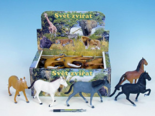 Kůň plast 18-23cm, 1 ks