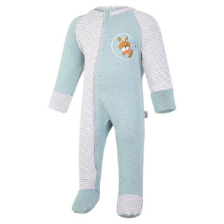 Overal smyk DR Outlast® Lišejník melír/pruh bílošedý melír