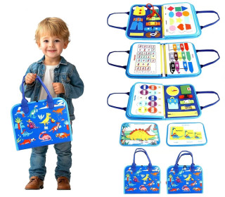 Senzorická busy kniha Dinosauři 2 2Kids Toys 