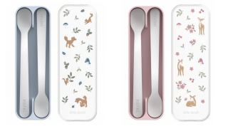 Lžičky 2 ks s pouzdrem Little Dutch