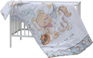 Dětská postýlka s kompletní výbavou 120 x 60 cm - Subra Scarlett